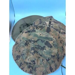 US Military Boonie Hat Lot of 3 Tiger Stripe & Digital Camo Size 7 1/2 Hot...